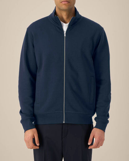 High Neck Zip Sweatshirt Unisex