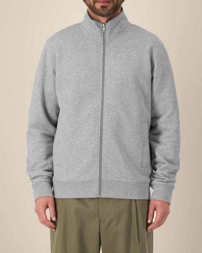 High Neck Zip Sweatshirt Unisex