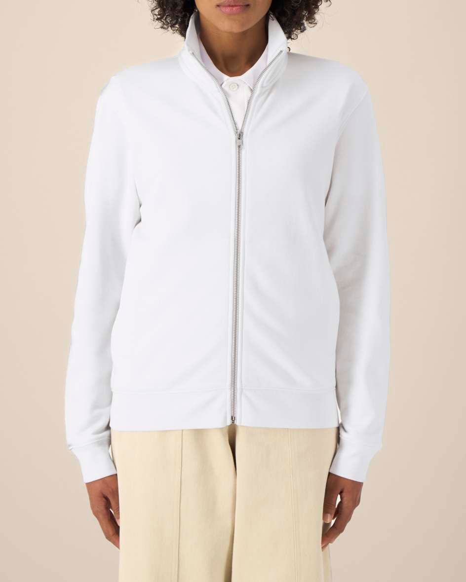 High Neck Zip Sweatshirt Unisex