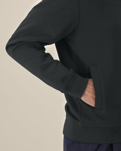 High Neck Zip Sweatshirt Unisex