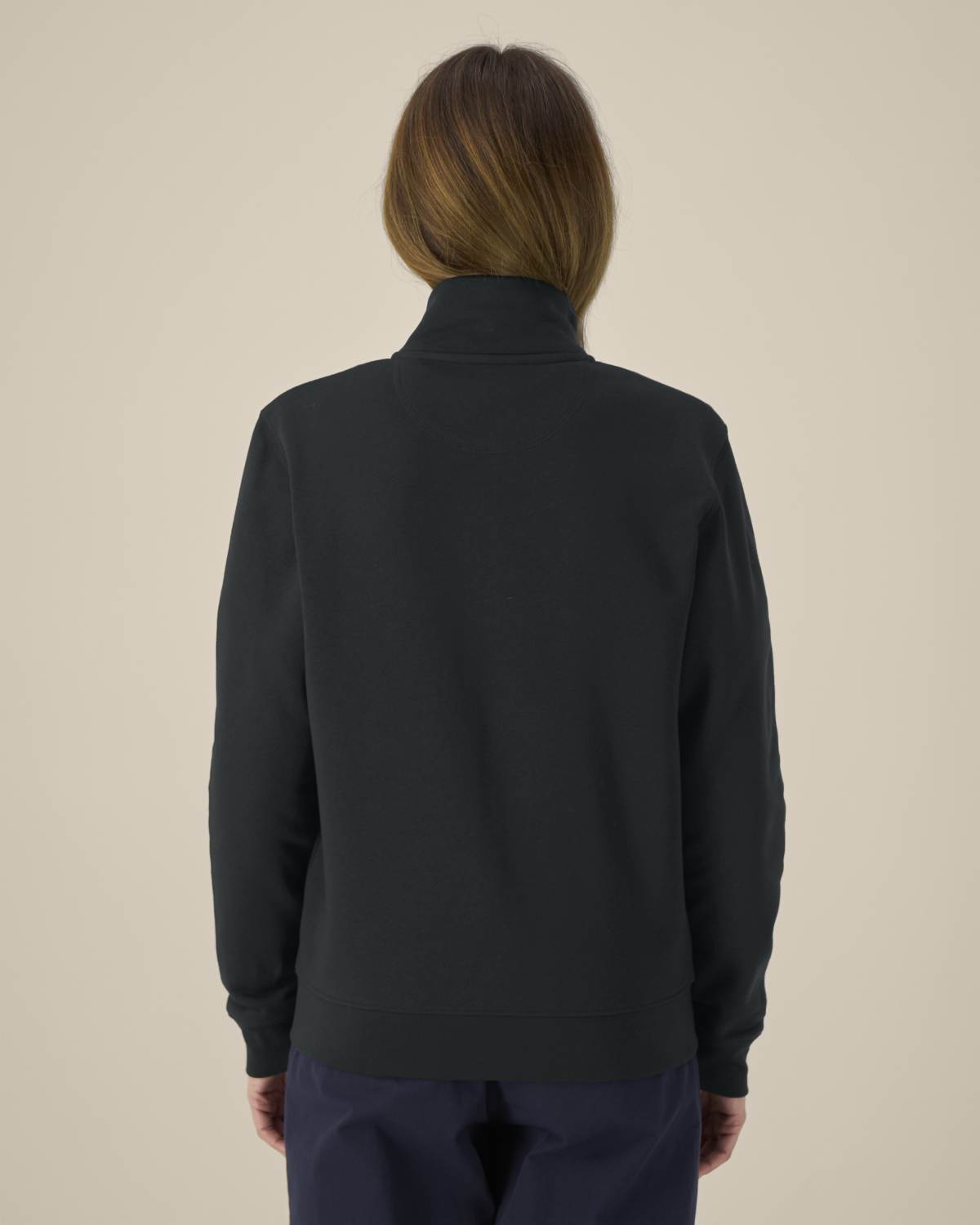 High Neck Zip Sweatshirt Unisex