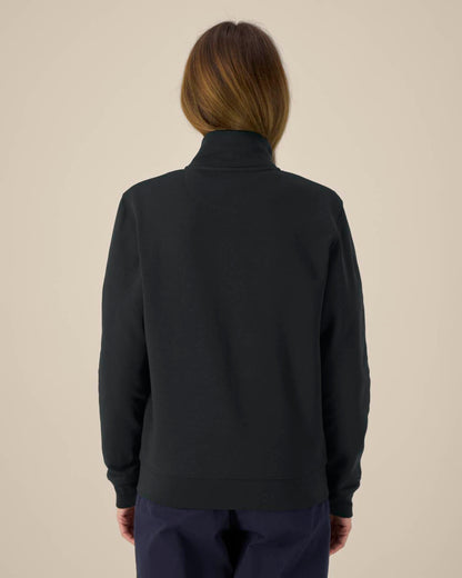 High Neck Zip Sweatshirt Unisex