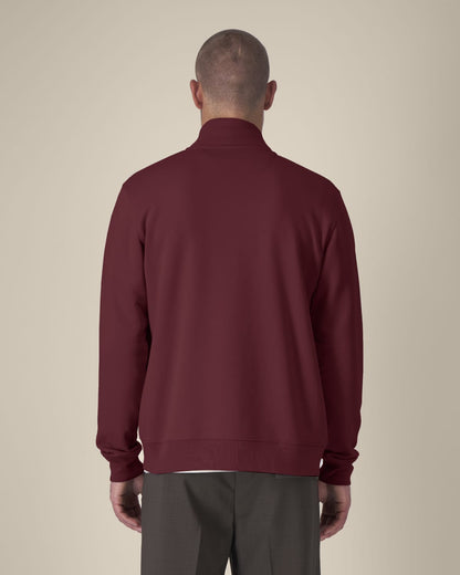 High Neck Zip Sweatshirt Unisex