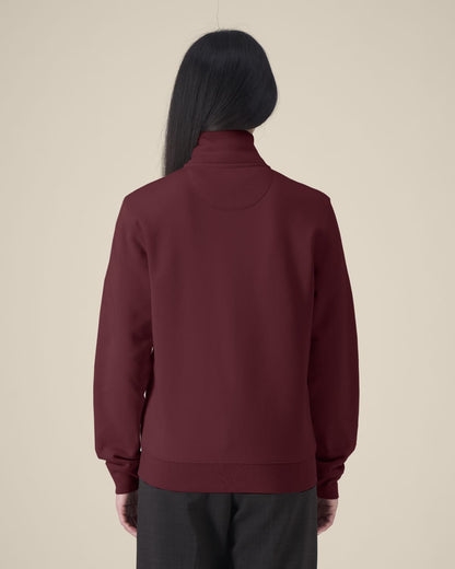 High Neck Zip Sweatshirt Unisex