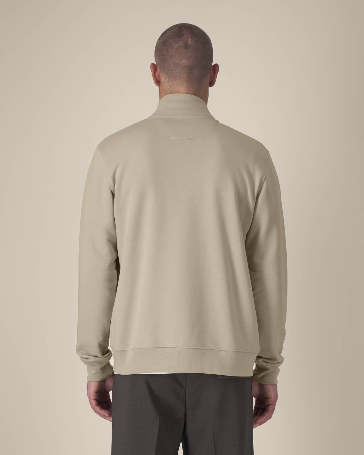 High Neck Zip Sweatshirt Unisex