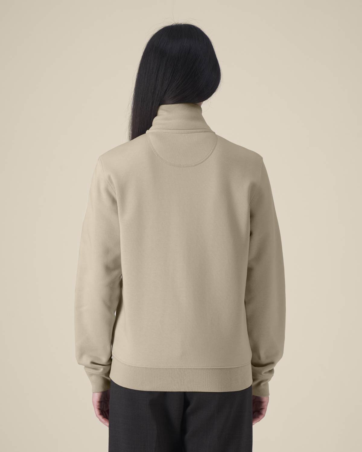 High Neck Zip Sweatshirt Unisex
