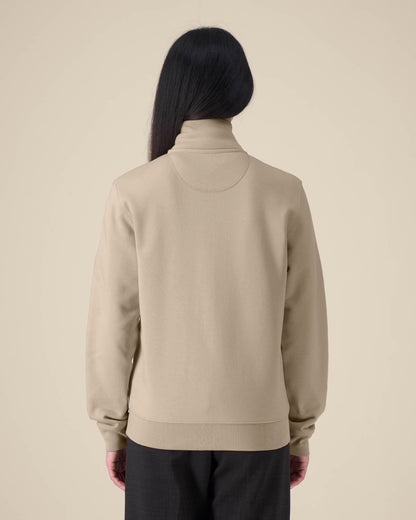 High Neck Zip Sweatshirt Unisex