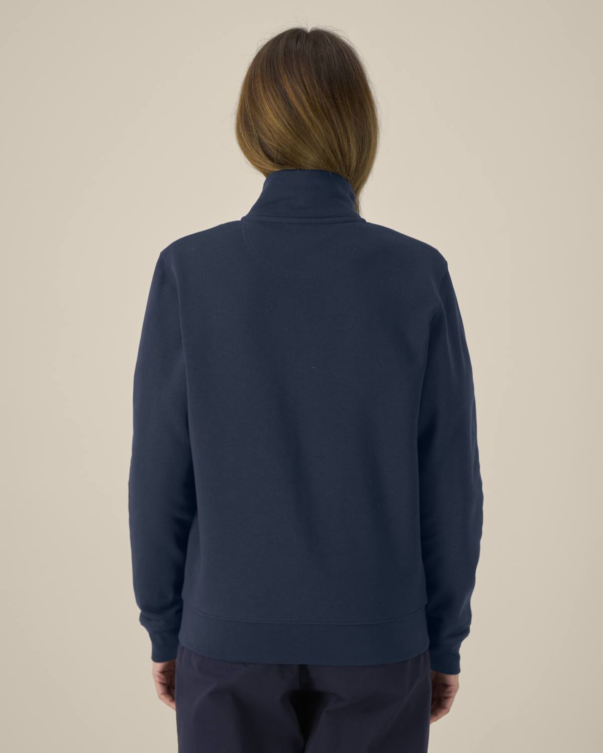 High Neck Zip Sweatshirt Unisex