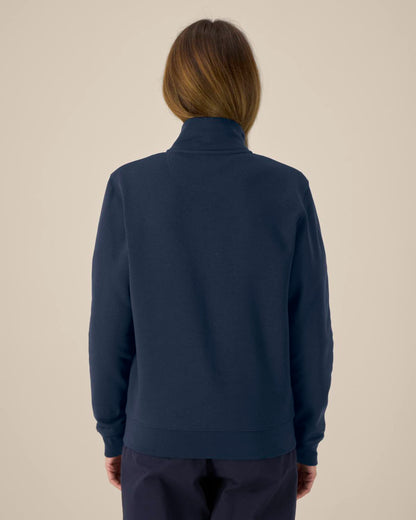 High Neck Zip Sweatshirt Unisex