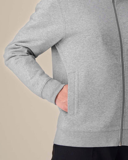 High Neck Zip Sweatshirt Unisex