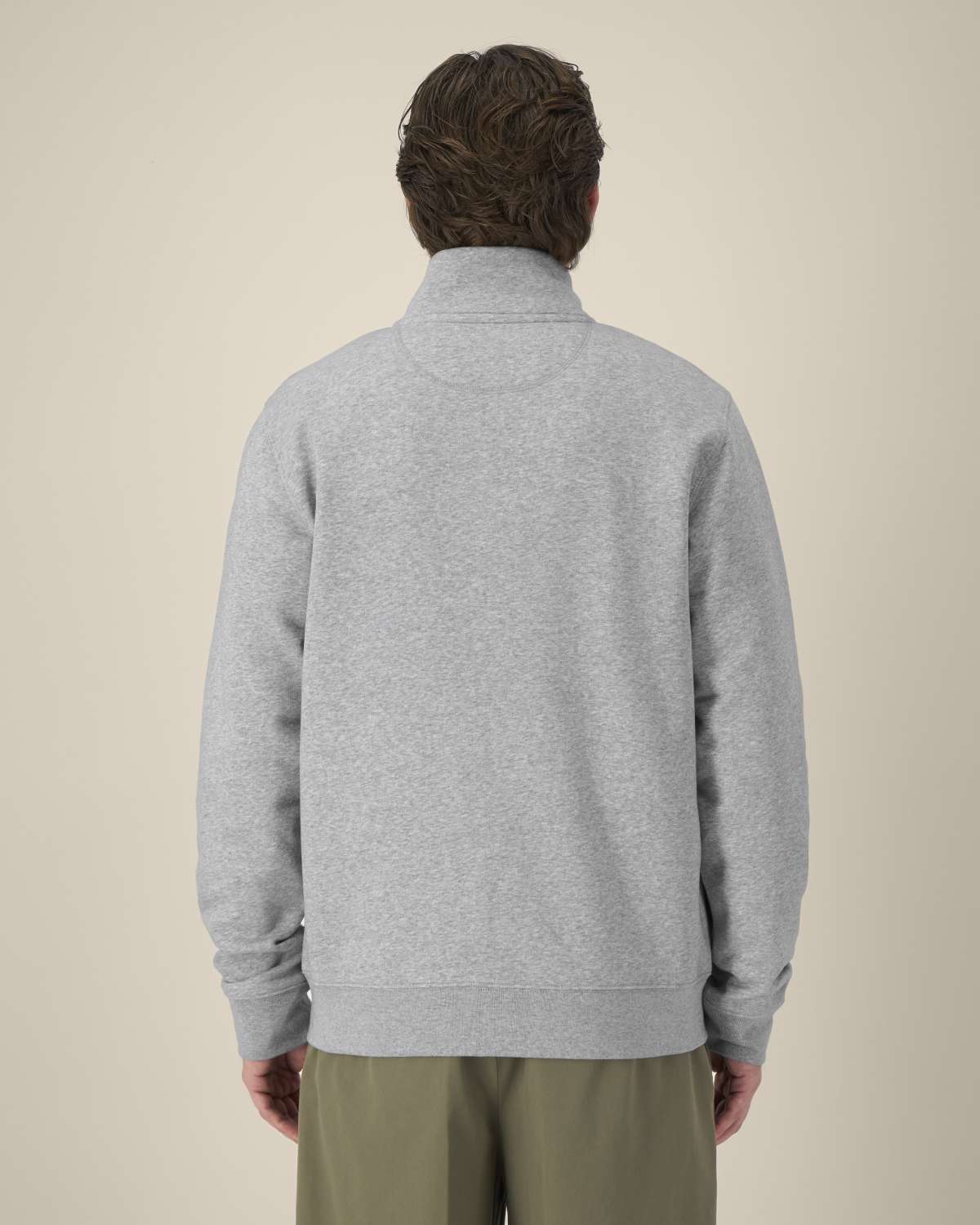 High Neck Zip Sweatshirt Unisex