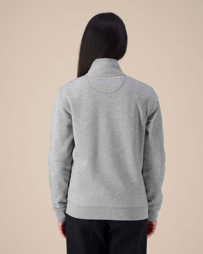 High Neck Zip Sweatshirt Unisex