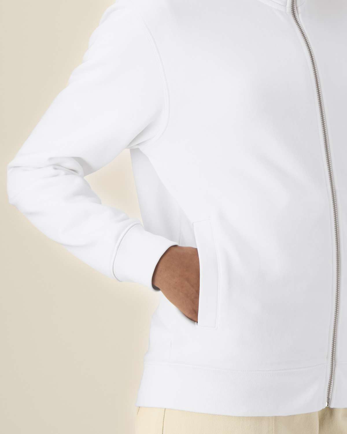 High Neck Zip Sweatshirt Unisex