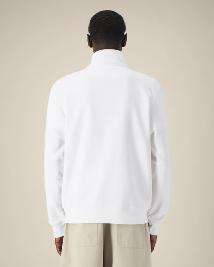 High Neck Zip Sweatshirt Unisex