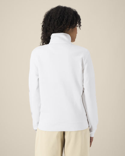 High Neck Zip Sweatshirt Unisex