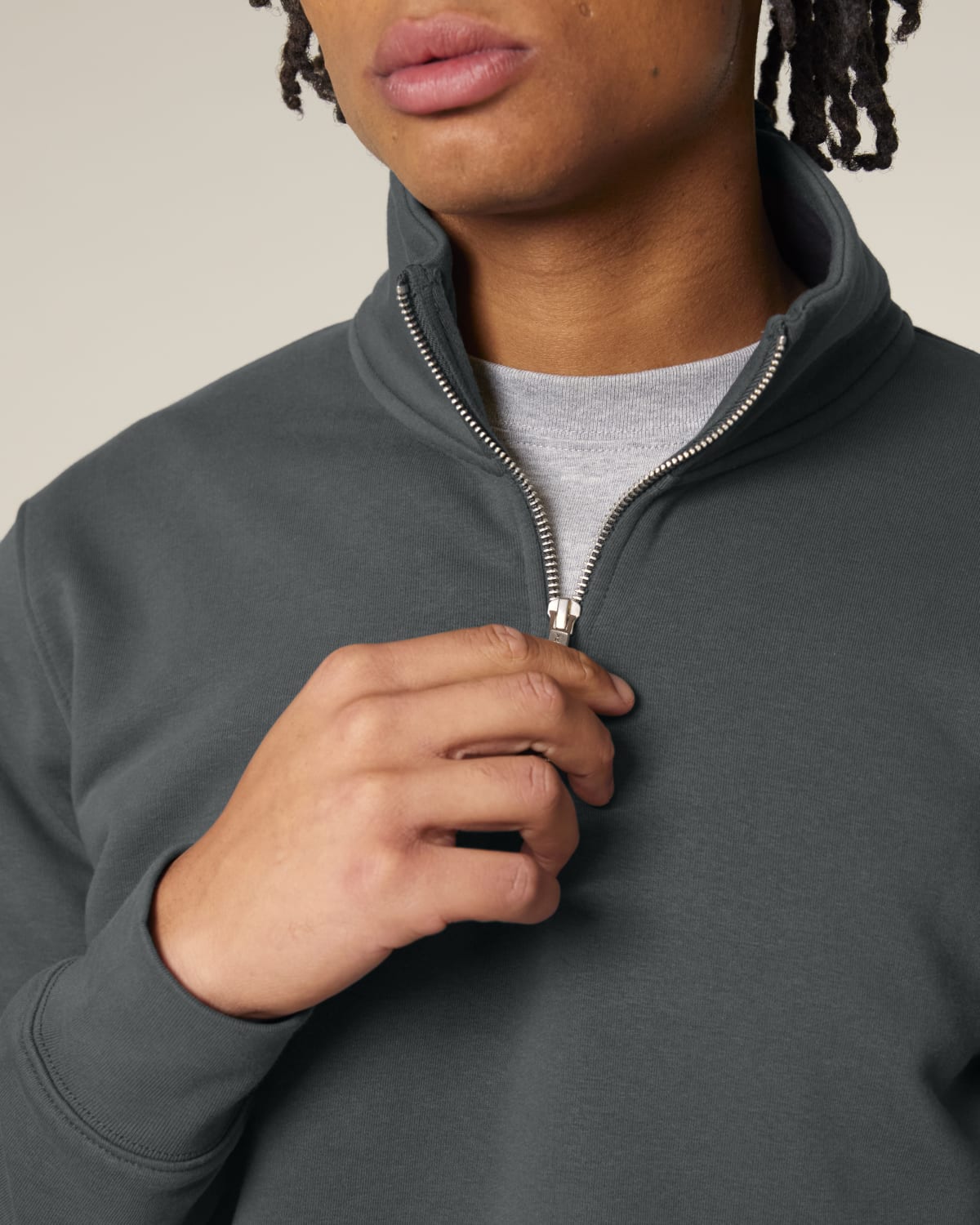 Quater Zip Sweatshirt Unisex