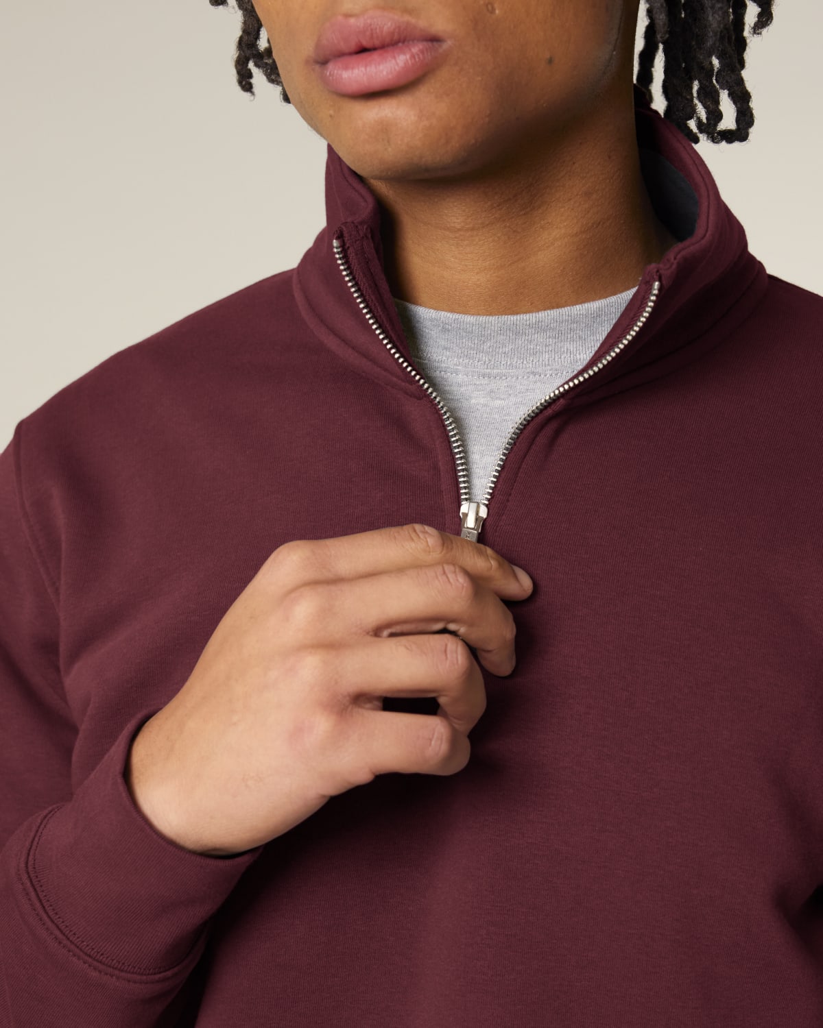 Quater Zip Sweatshirt Unisex