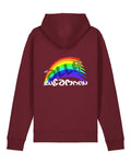 Erwachsenen Unisex Hoodie Burgunderrot