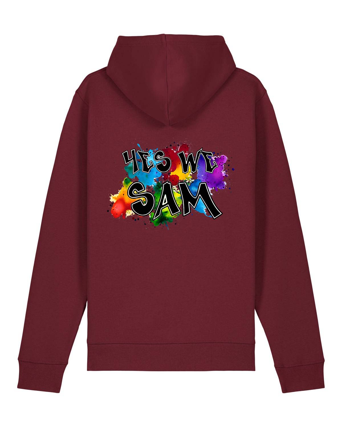 Erwachsenen Unisex Hoodie Burgunderrot