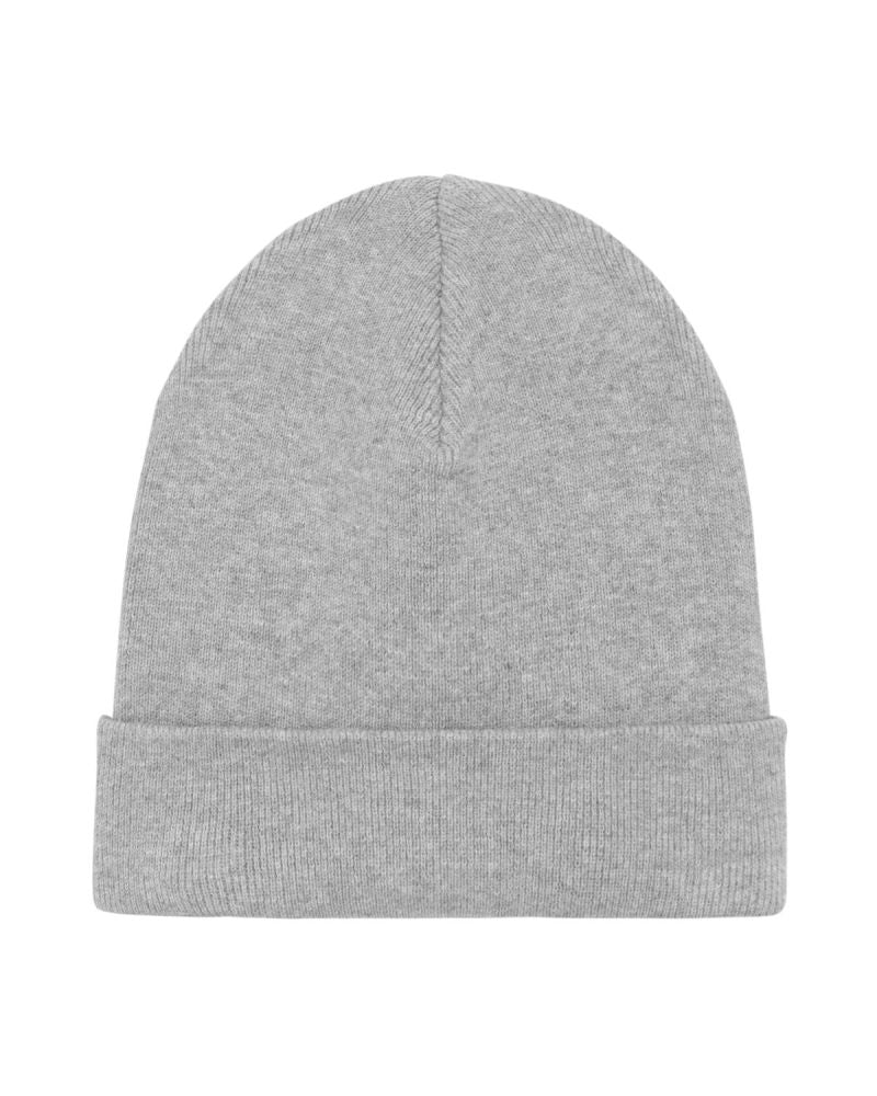 RIB Beanie aus Bio-Baumwolle und recyceltem PET - Heather Grey