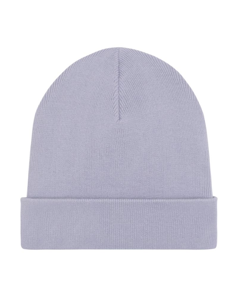 RIB Beanie aus Bio-Baumwolle und recyceltem PET - Lavender Dawn