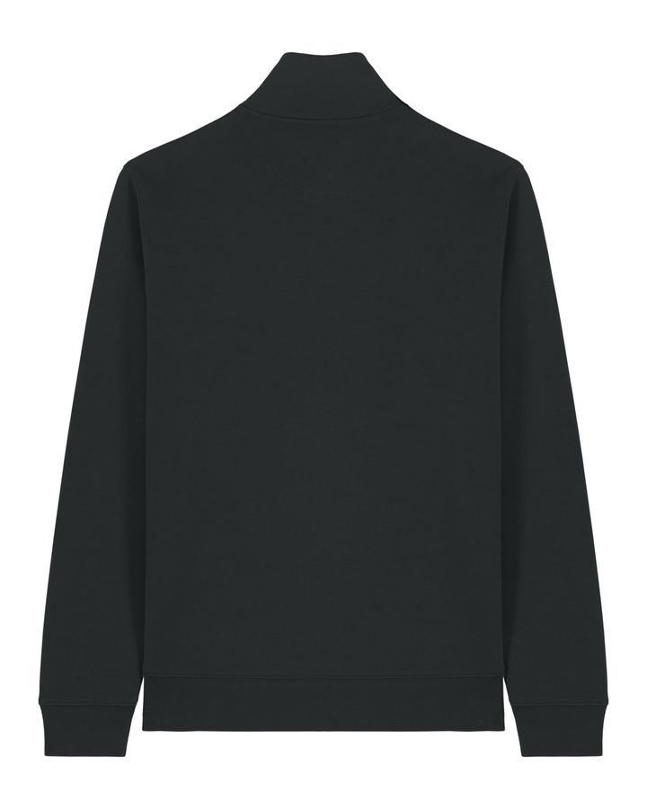 Quater Zip Sweatshirt Tischlerei Escher - Schwarz