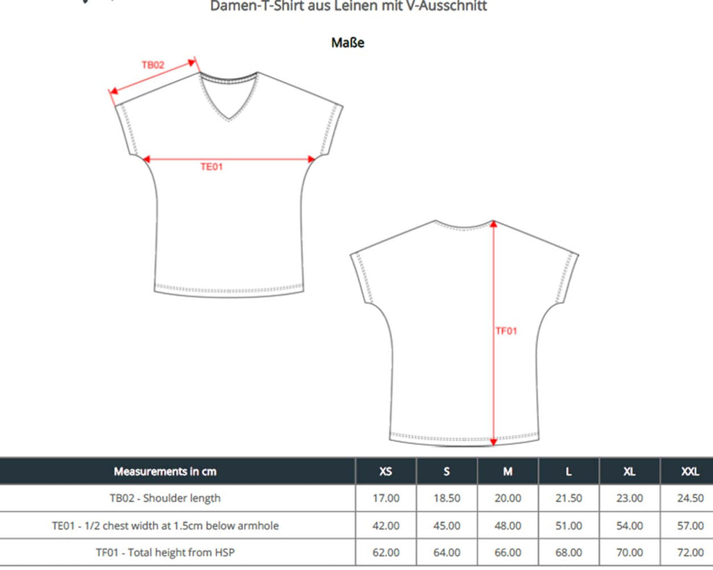 damen-leinen-t-shirt-v-ausschnitt-sizeguide