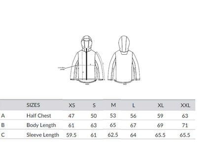 damen-softshell-kapuzenjacke-recycelt-sizeguide
