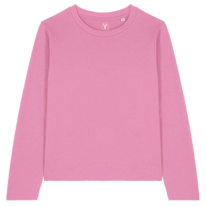 Basic Damen Langarmshirt aus 100% Biobaumwolle