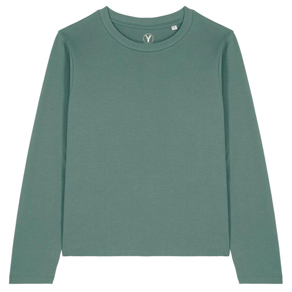 Basic Damen Langarmshirt aus 100% Biobaumwolle