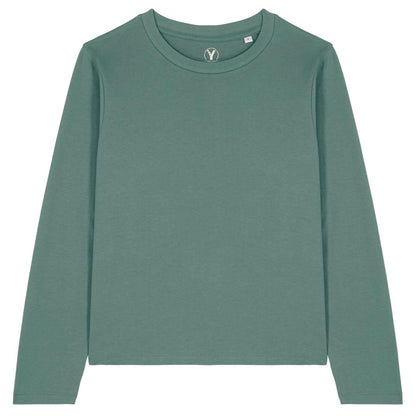 Basic Damen Langarmshirt aus 100% Biobaumwolle