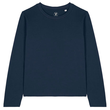 Basic Damen Langarmshirt aus 100% Biobaumwolle