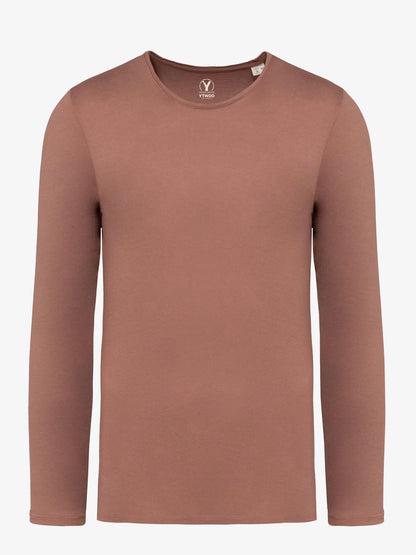 Ausgewaschenes Herren Langarmshirt aus Bio-Baumwolle - Made in Portugal