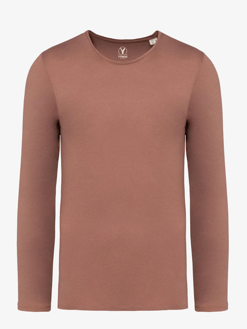 Ausgewaschenes Herren Langarmshirt aus Bio-Baumwolle - Made in Portugal