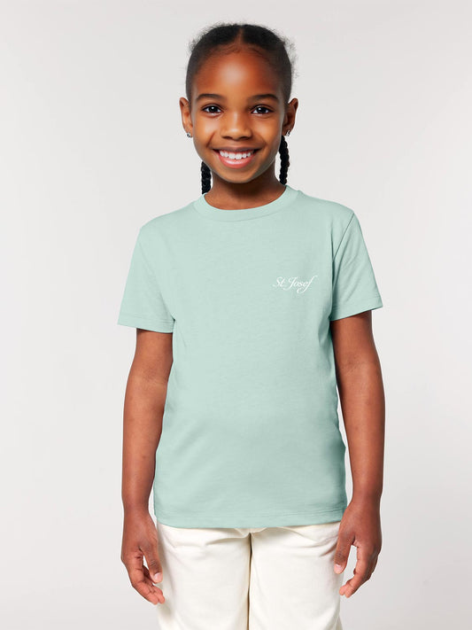 Kinder T-Shirt Caribbean Blue | St. Josef Realschule