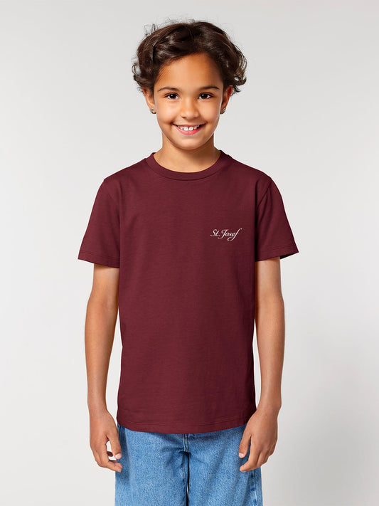 Kinder T-Shirt Burgundy | St. Josef Realschule