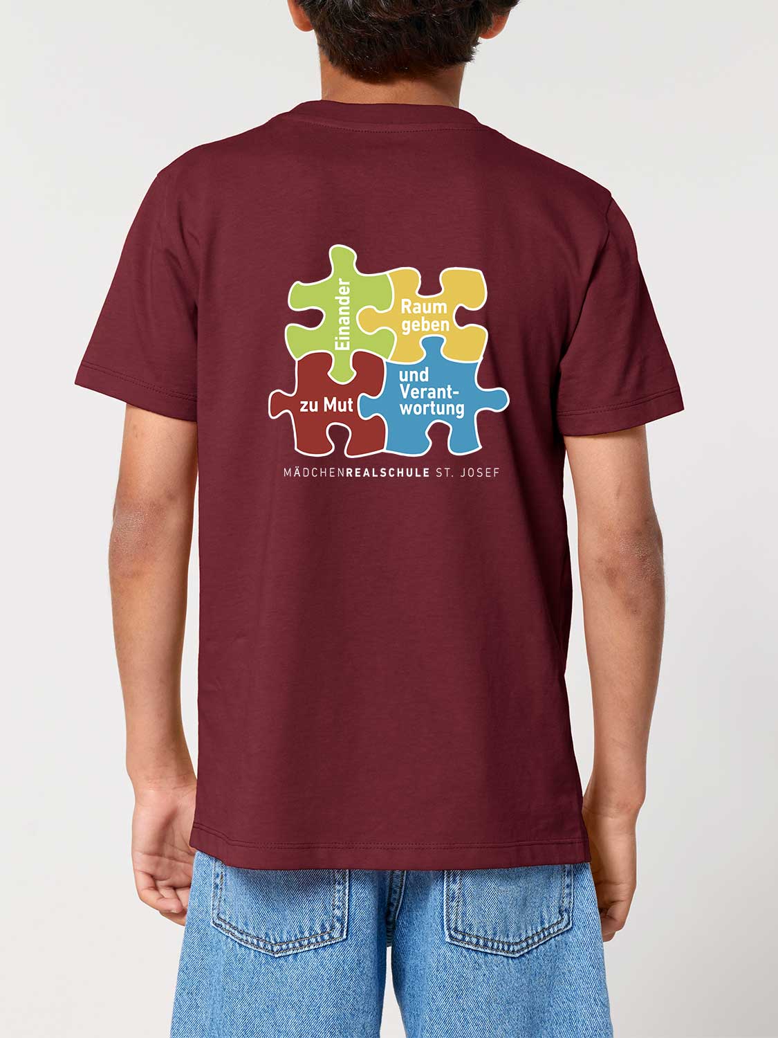 Kinder T-Shirt Burgundy | St. Josef Realschule