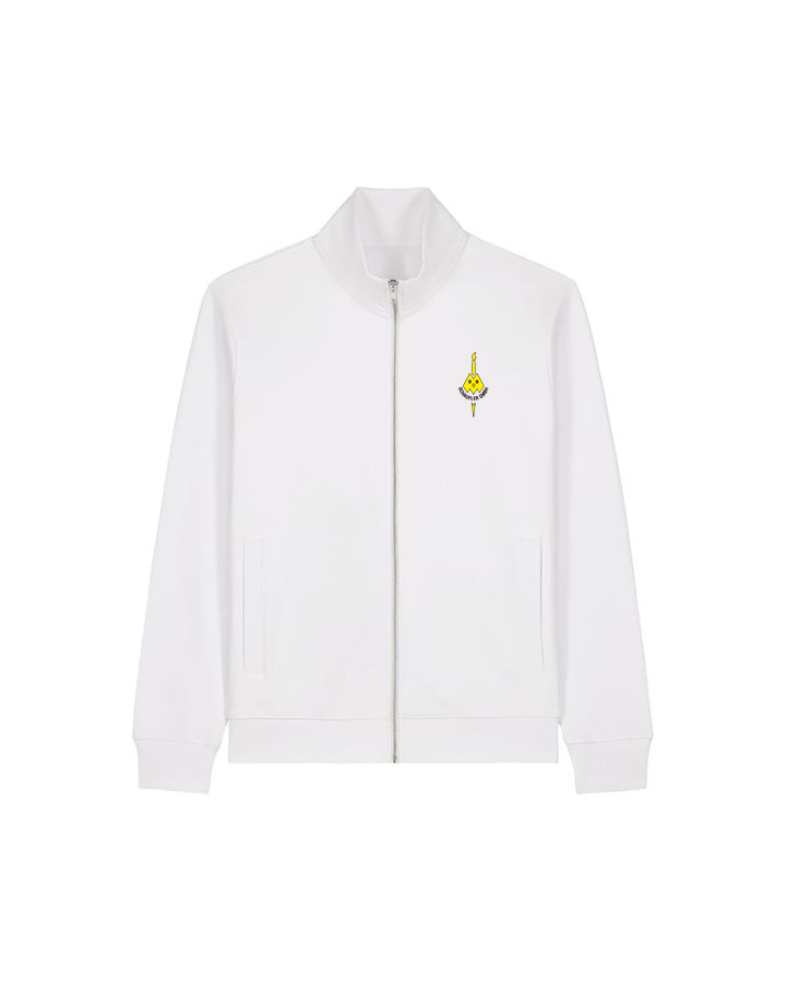 High Neck Zip Sweatshirt Schaufler GmbH - Weiß