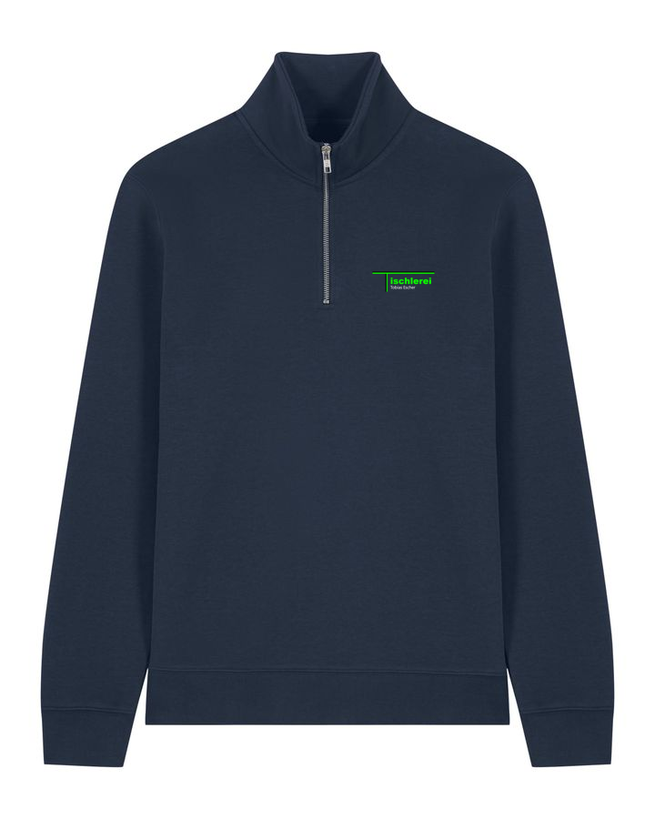 Quater Zip Sweatshirt Tischlerei Escher - Navy