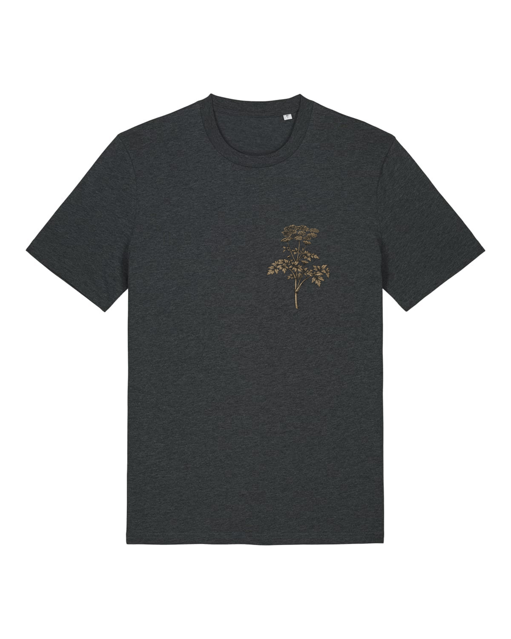 Mediumweight T-Shirt Engelwurz Stammeszeit - vorne - Dark Heather Grey
