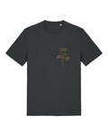 Mediumweight T-Shirt Engelwurz Stammeszeit - vorne - Dark Heather Grey