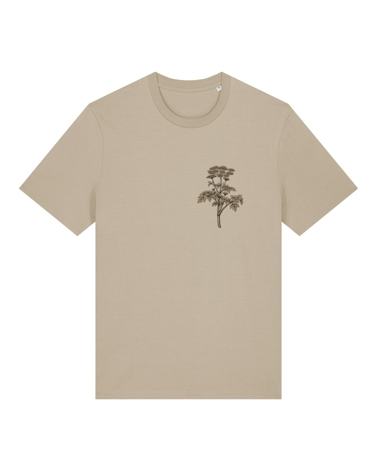 Mediumweight T-Shirt Engelwurz Stammeszeit - vorne - Desert Dust