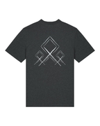 Mediumweight T-Shirt Logo Stammeszeit - hinten - Dark Heather Grey
