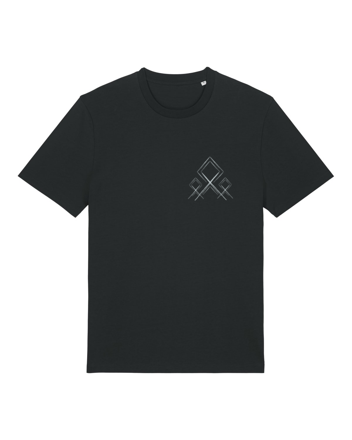 Mediumweight T-Shirt Logo Stammeszeit - vorne - Schwarz