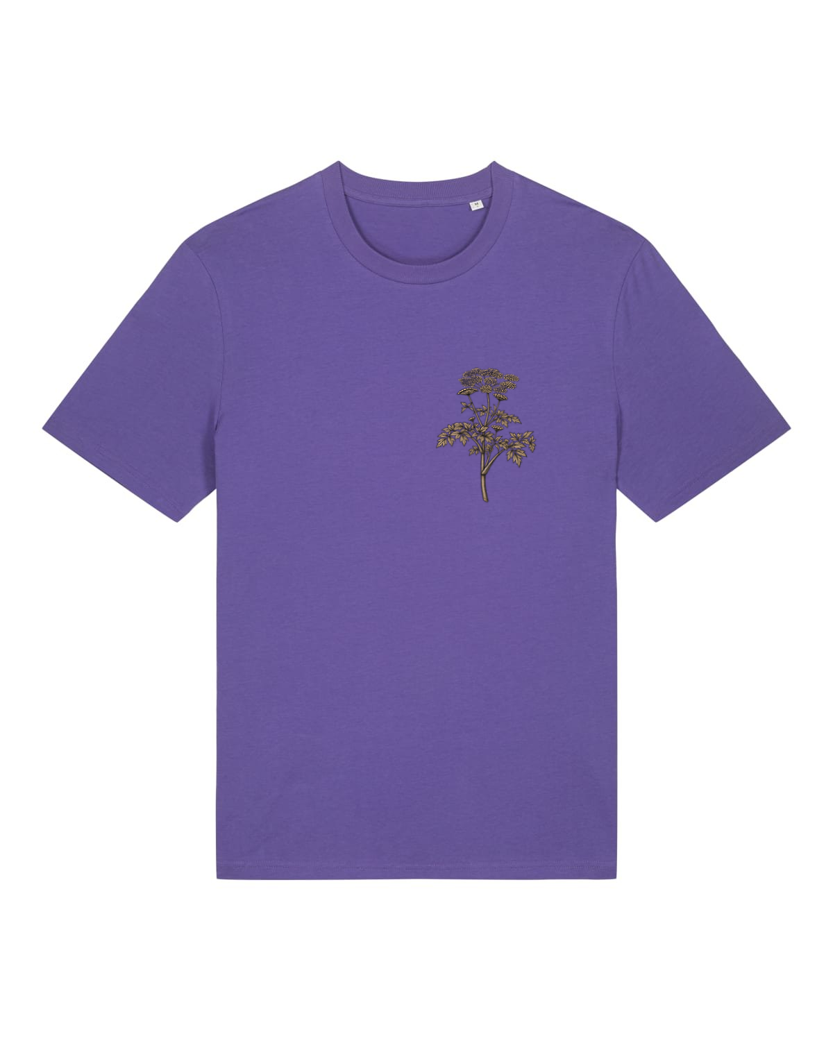 Mediumweight T-Shirt Engelwurz Stammeszeit - vorne - Purple Love