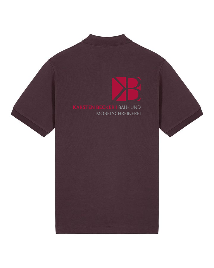 Classic Polo Tischlerei Becker - Red Brown