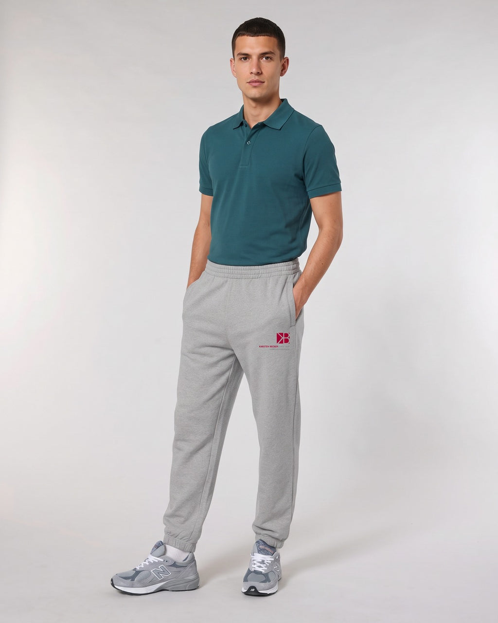 Heavyweight Jogger Tischlerei Becker - Heather Grey