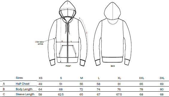 Unisex Hoodiejacke | St. Josef Realschule