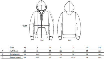 Unisex Hoodiejacke | St. Josef Realschule