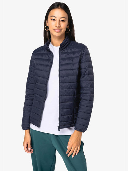 Recycelte Damen Steppjacke leicht aus 100% Recyceltem Polyamid